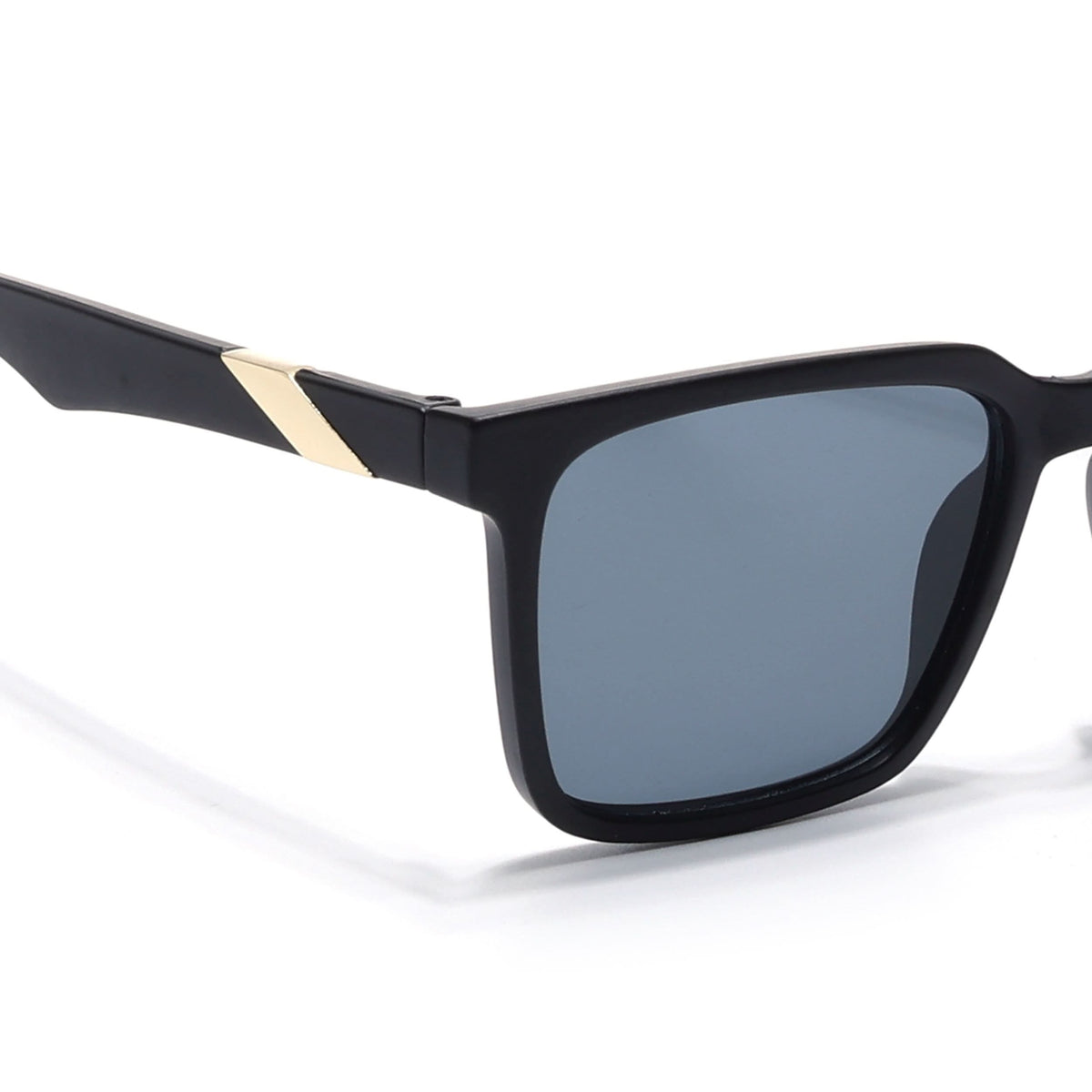 Eyejack Black Square Sunglasses for Men and Women - Style 1074 - view 4