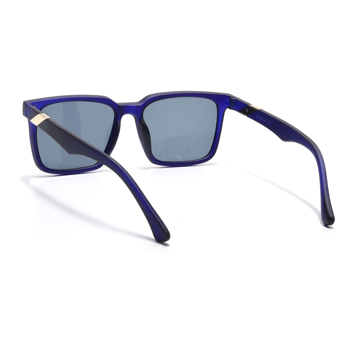 Eyejack Blue Square Sunglasses for Men and Women - Style 1075 - view 5