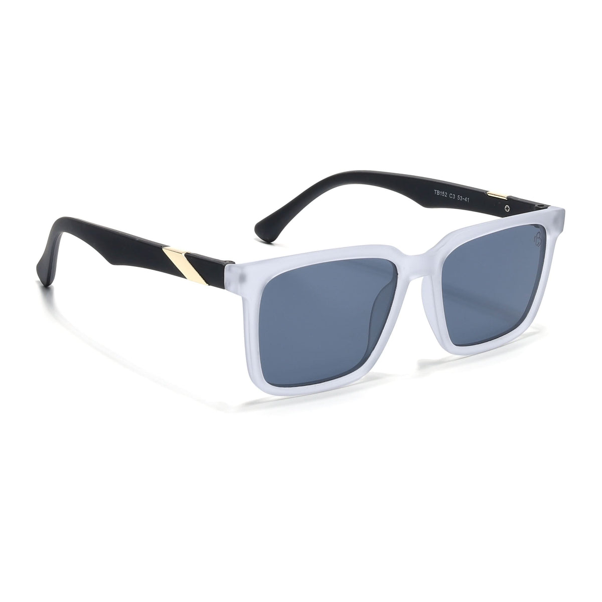 Eyejack Grey Square Sunglasses for Men and Women - Style 1076 - view 2