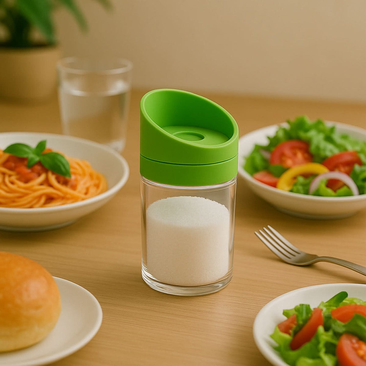Apex Slant-lid Kitchen Storage Jar Set (2 Pc) HP DD