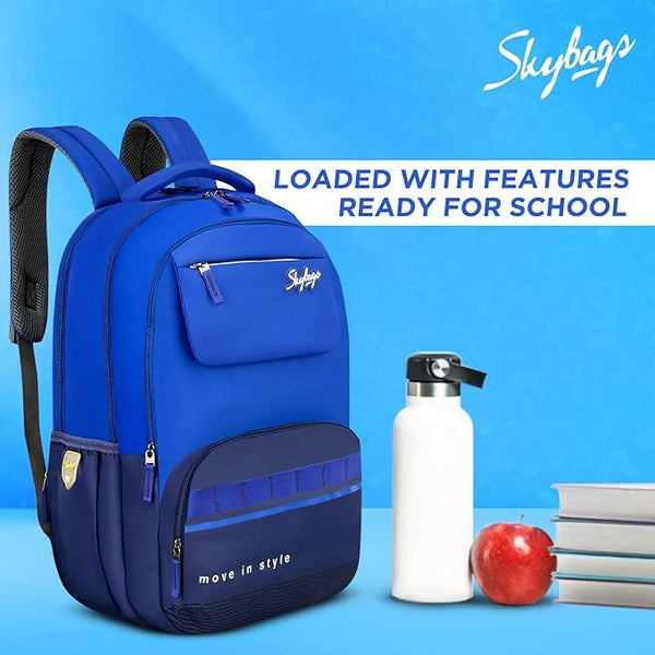 Skybags Bussin 42L Casual Backpack spacious, stylish unisex backpack HalfPe - FW -TPT