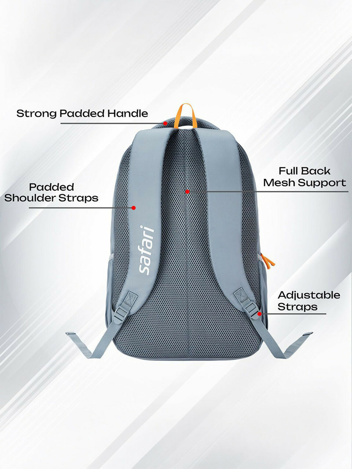 SAFARI Large 36 L Backpack Sigma 1 (Grey)