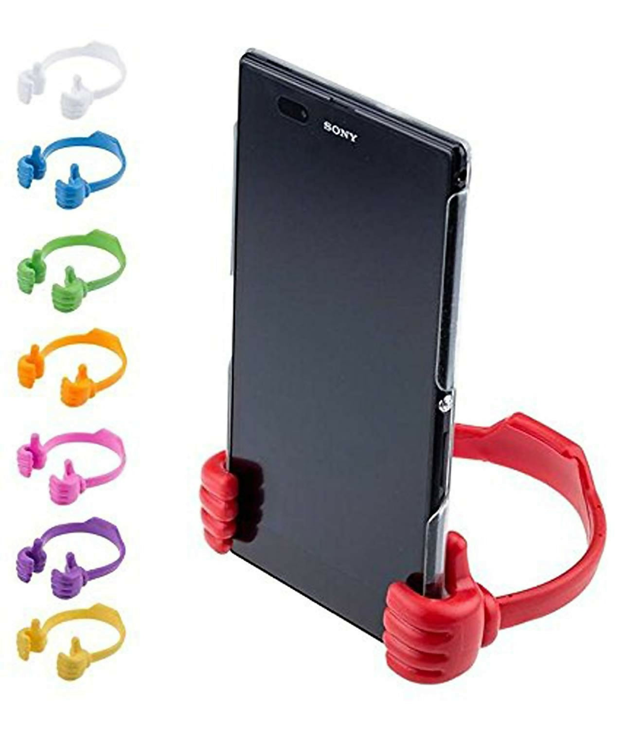 Universal Flexible Portable Mount Cradle Thumb Ok Stand Holder for Mobile Phones 4