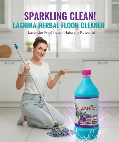 Lashika Herbal Floor Cleaner – Lavender Fragrance with Natural Freshness (1 L) Mahathi Enterprises