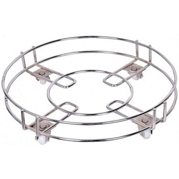Stainless Steel Gas Cylinder Trolley Movable LPG Roller Stand