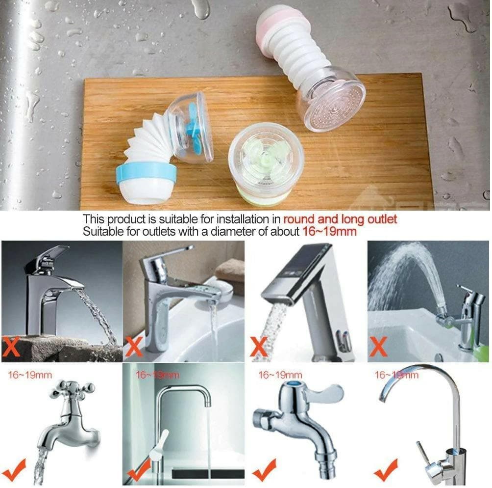 360° Adjustable Water Tap Extension Filter - HalfPe