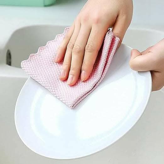 P-plus international kitchen cleaning cloths (pack of 5) - HalfPe