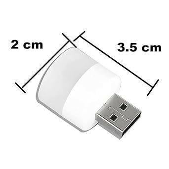 Portable Mini USB LED Lamp Compact Night Light for Laptops, Powerbanks & Reading