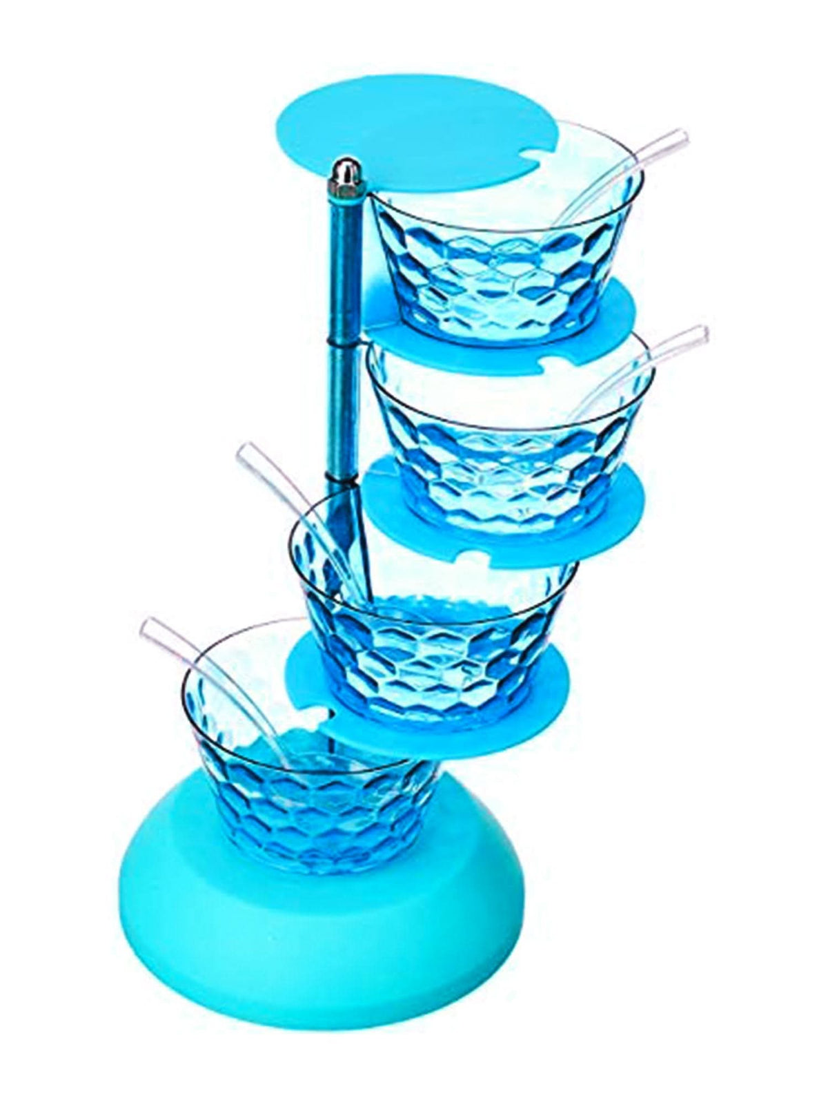 4 In 1 Multipurpose 360 Degree Rotating Pickle Rack Container For Kitchen HP DD