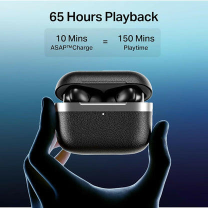 boAt Airdopes Prime 513 ANC – Bluetooth TWS earbuds with ~32dB Active Noise Cancellation, up to 65H battery life, multipoint connectivity, quad-mic ENx calling, and premium wireless audio. Halfpe Deals