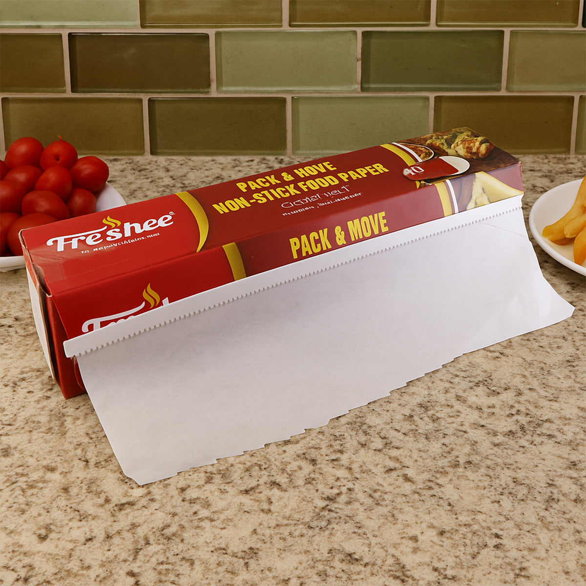 Freshee Pack & Move Non-stick Food Paper 40 Meter + 5 Meter Free (Total 45 Meter)(Width 300mm)