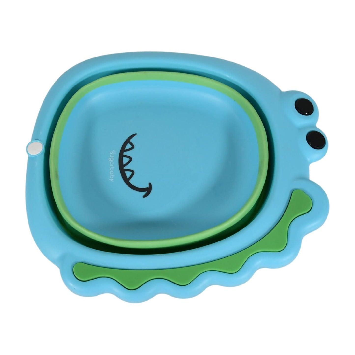 Frog-Shaped Foldable Wash Basin Perfect for Baby Face Washing