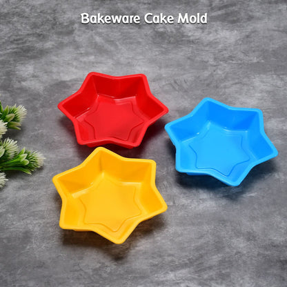 6-Piece Silicone Star Mold Set Flexible, Non-Stick Baking & Craft Molds