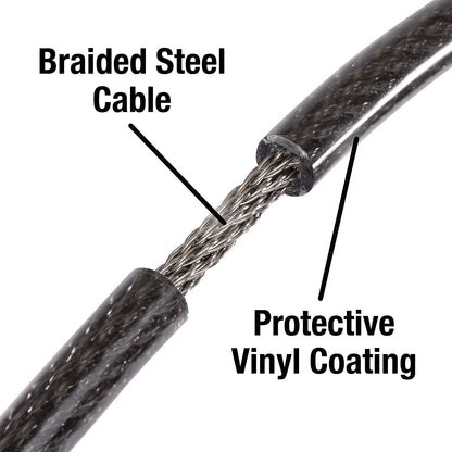 Heavy Duty Multi-purpose Plastic Combination Lock – Ideal for Helmet & More