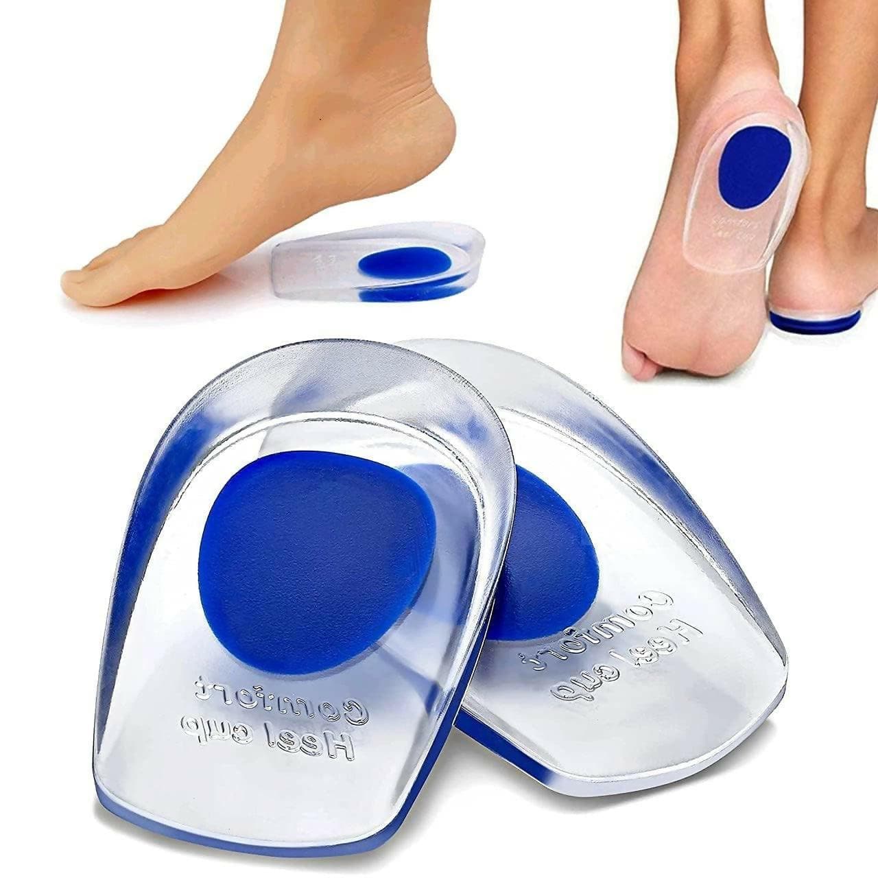 Silicon Heel Pad for Heel Ankle Pain (1 pair) - HalfPe