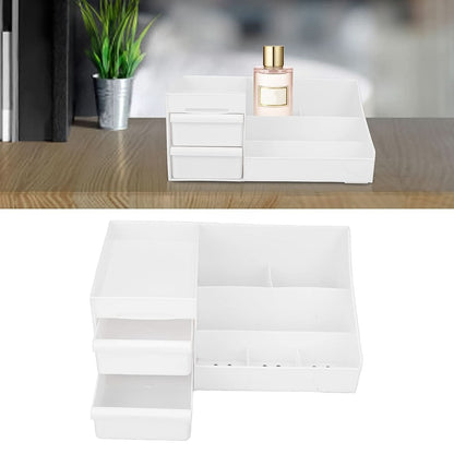 Large Capacity Desktop Cosmetic Storage Box (1 Pc  Mix Color)