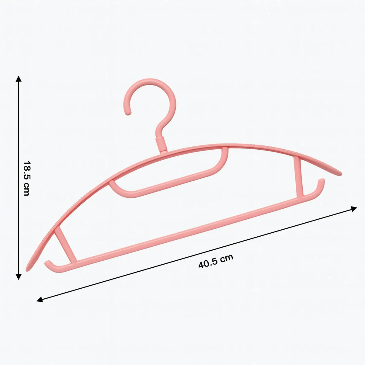 Ganesh Set Of 6 Durable Plastic Cloth Hangers HP DD
