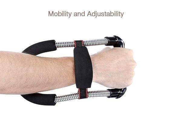 Adjustable Steel Exerciser Hand Gripper for Forearm Strengthener Hand Grips / Wrist Exerciser (Black) - HalfPe