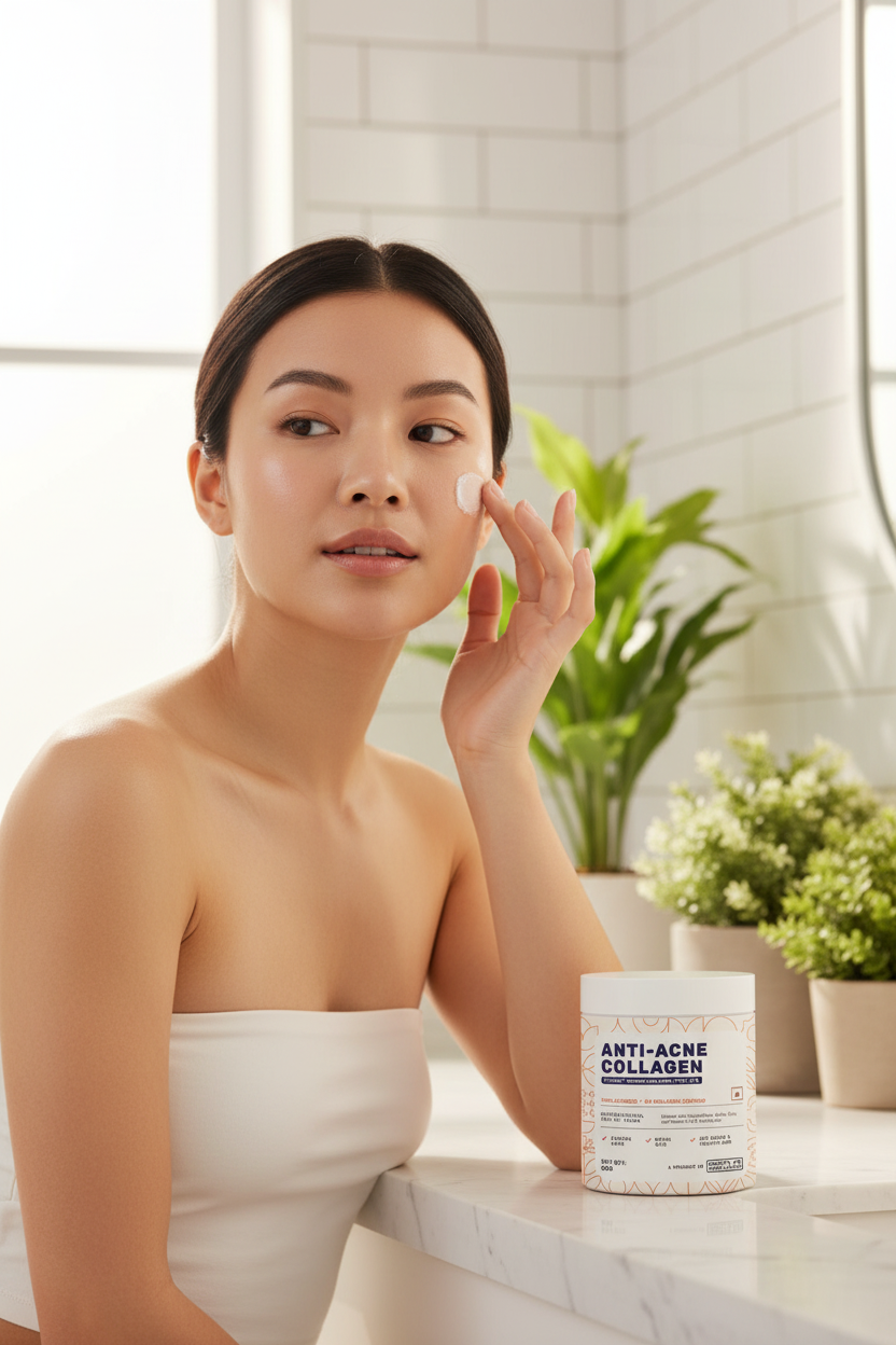 Anti Acne Collagen unflavoured - 80gm What’s Up Wellness