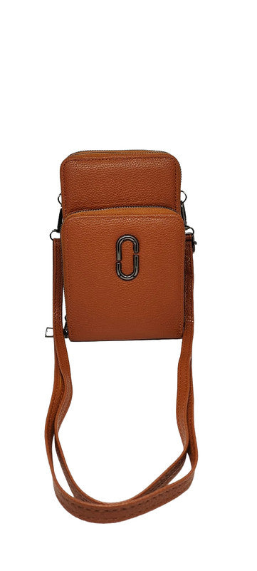 Buddy Cares: Women's Leather Sling Bag  Timeless & Stylish – Brown – Buddy Cares