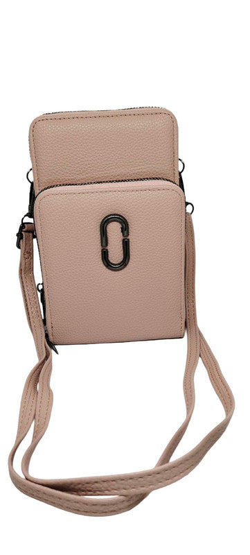 Buddy Cares: Women's Leather Sling Bag  Timeless & Stylish – Pink – Buddy Cares