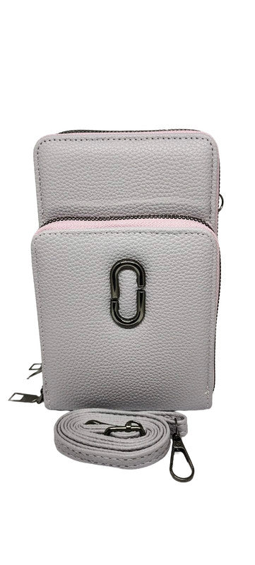 Buddy Cares: Women's Leather Sling Bag  Timeless & Stylish – Purple – view 2 – Buddy Cares