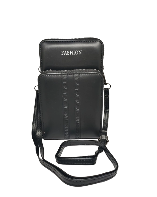 Buddy Cares Sling Bag for Women, PU Leather, Crossbody Phone Bag with Adjustable Strap – Black – Buddy Cares