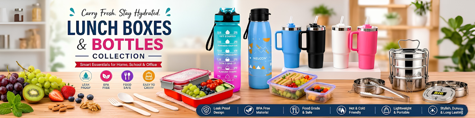 Lunch Boxes & Bottles