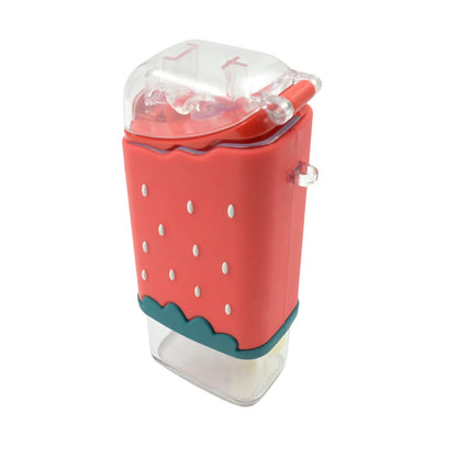 Ice Cream Shaped Kids Water Bottle – 300ml BPA-Free with Straw & Strap, Leakproof & Portable