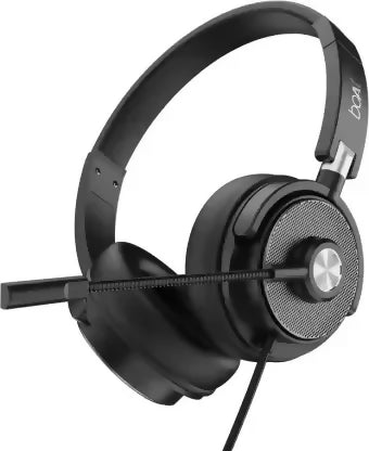 boAt Bassheads 900 Wired Earphones with 40mm Drivers ,  In-line microphone, Super Bass (Multicolor)