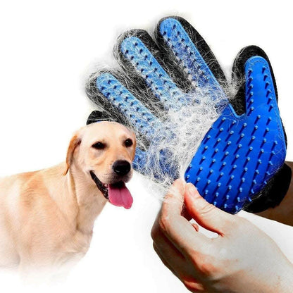 Pet Hair Remover Grooming Glove (Single Piece) - HalfPe