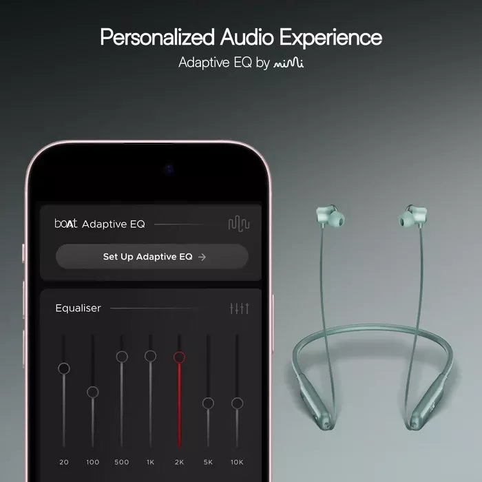 boAt Rockerz 210 ANC Bluetooth in Ear Neckband w/Spatial Audio, 30dB ANC, AI-ENx Technology, 40hrs Playback, EQ Modes, 13 mm Drivers, Dual Pairing & Fast Pair(