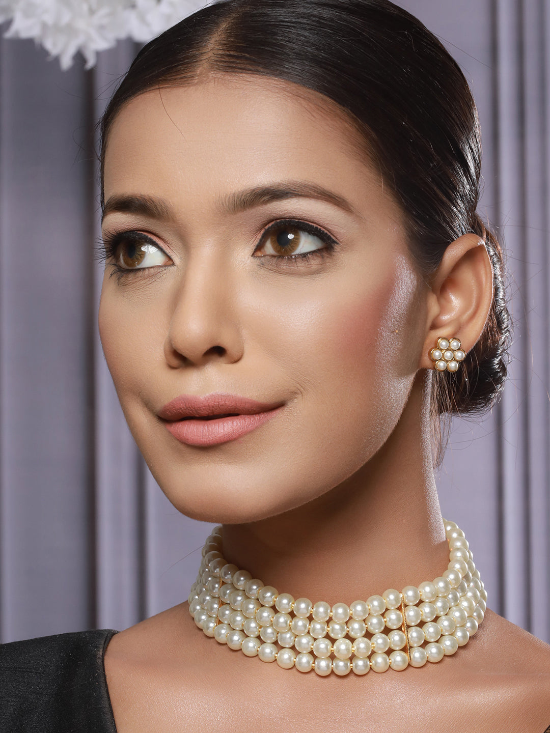 Gold-Plated Beaded Jewellery Set