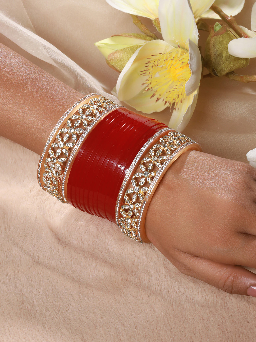 Set Of 36 Gold Plated Bangles