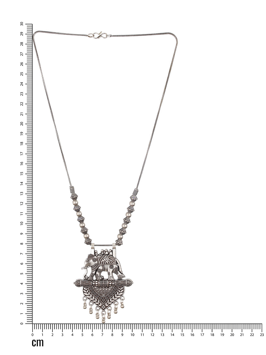 Silver-Toned Alloy Handcrafted Necklace