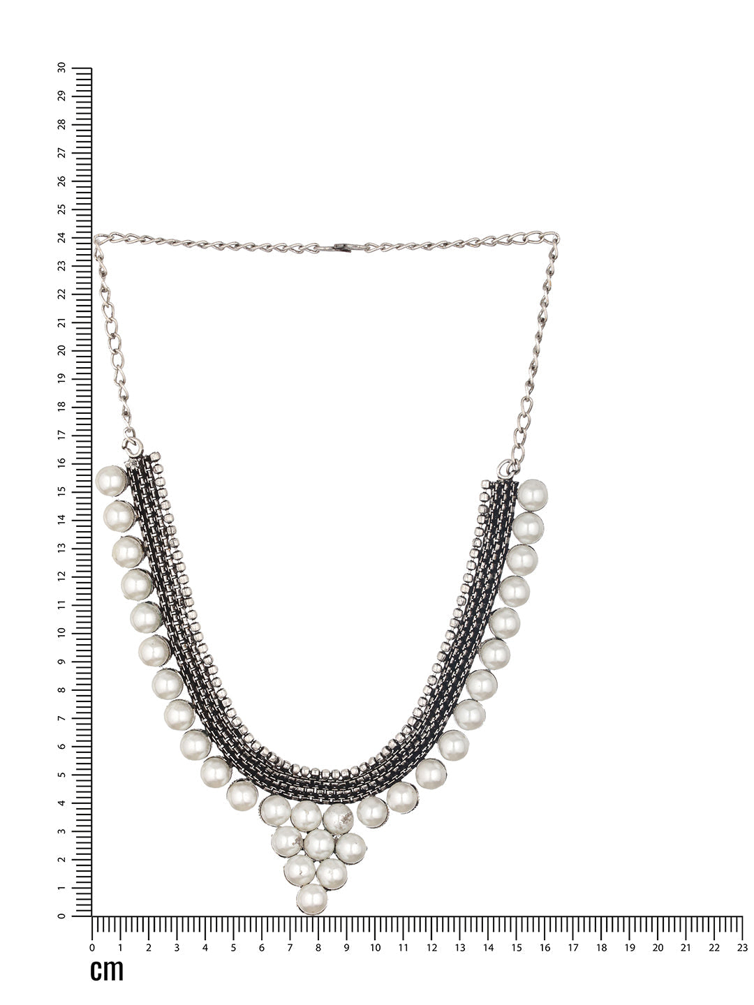 Silver-Plated Peacock Shaped Oxidized Jewellery Set