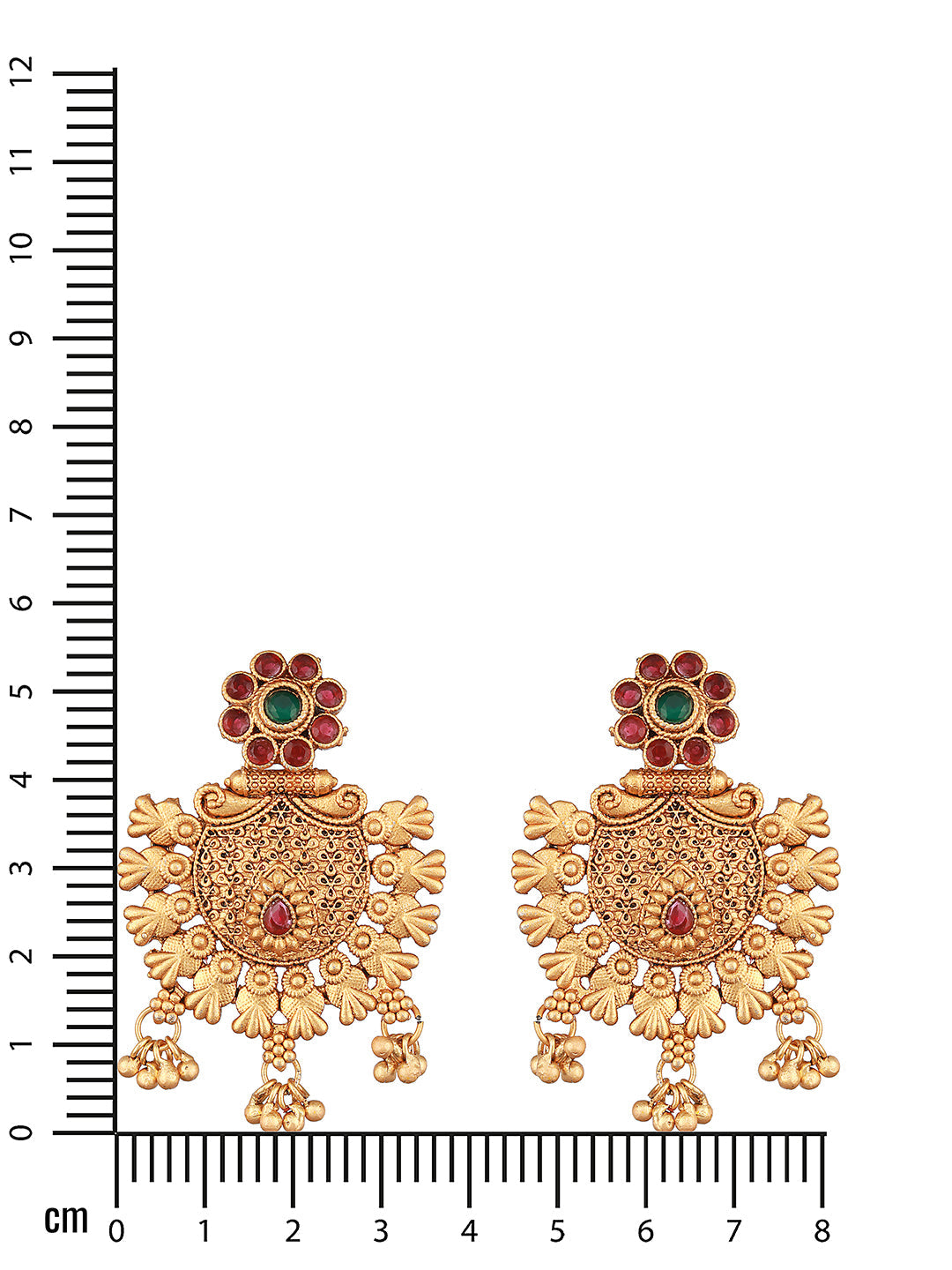 Gold-Toned Classic Drop Earrings