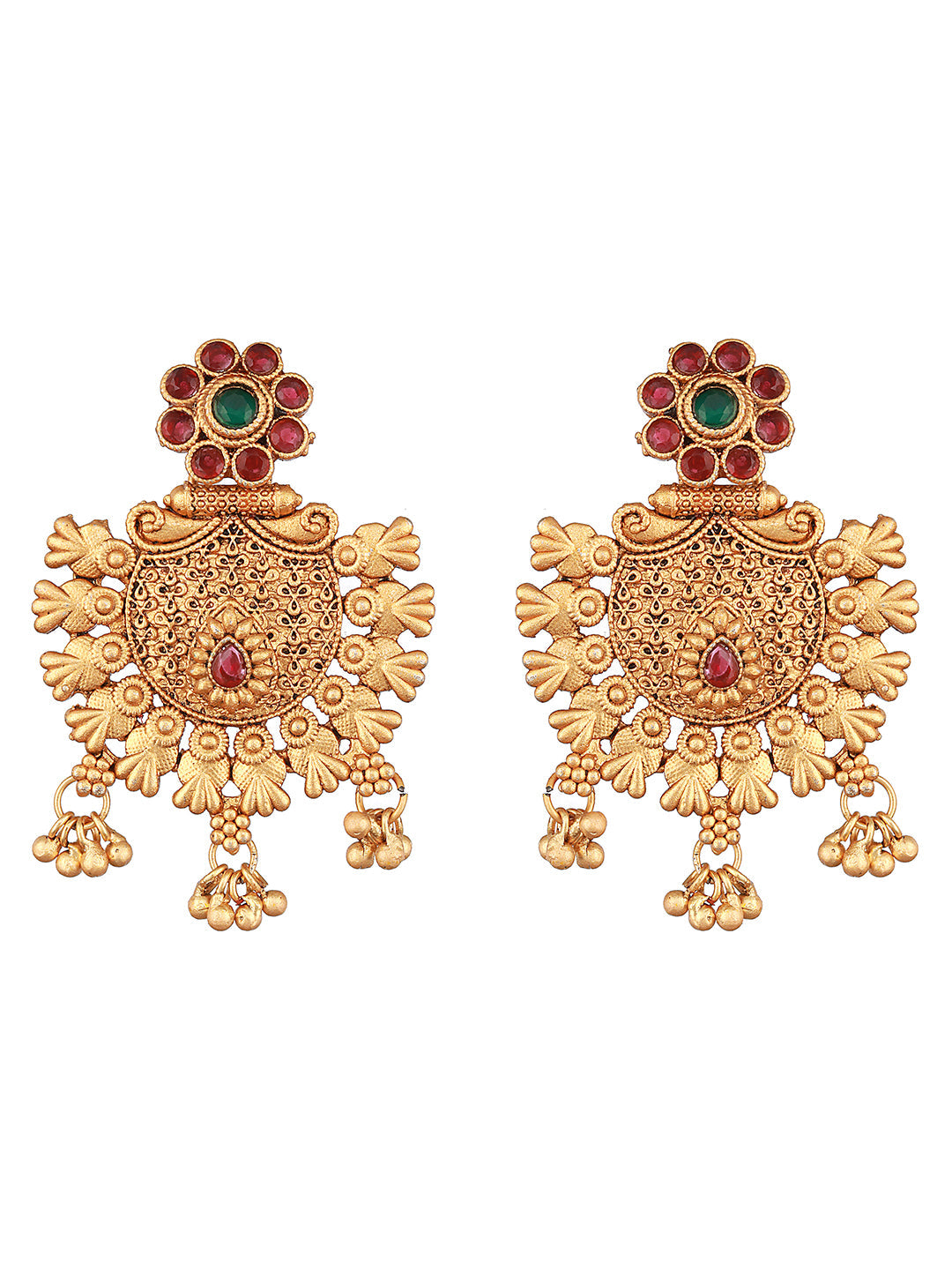 Gold-Toned Classic Drop Earrings