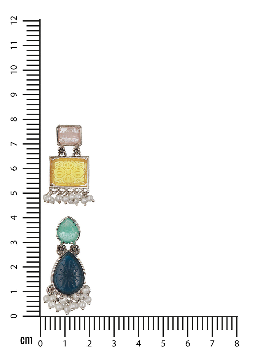 Silver-Plated Geometric Drop Earrings (Set of 2) ‚Äì Statement & Minimal | Jazz & Sizzle