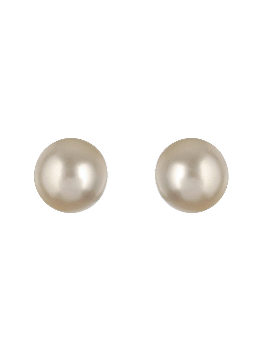 Set Of 4 White Contemporary Studs Earrings