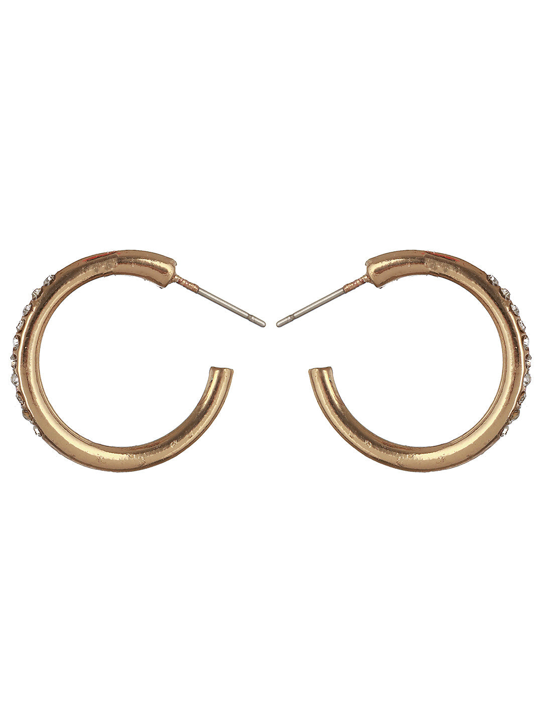 Set Of 6 Gold-Plated Earrings