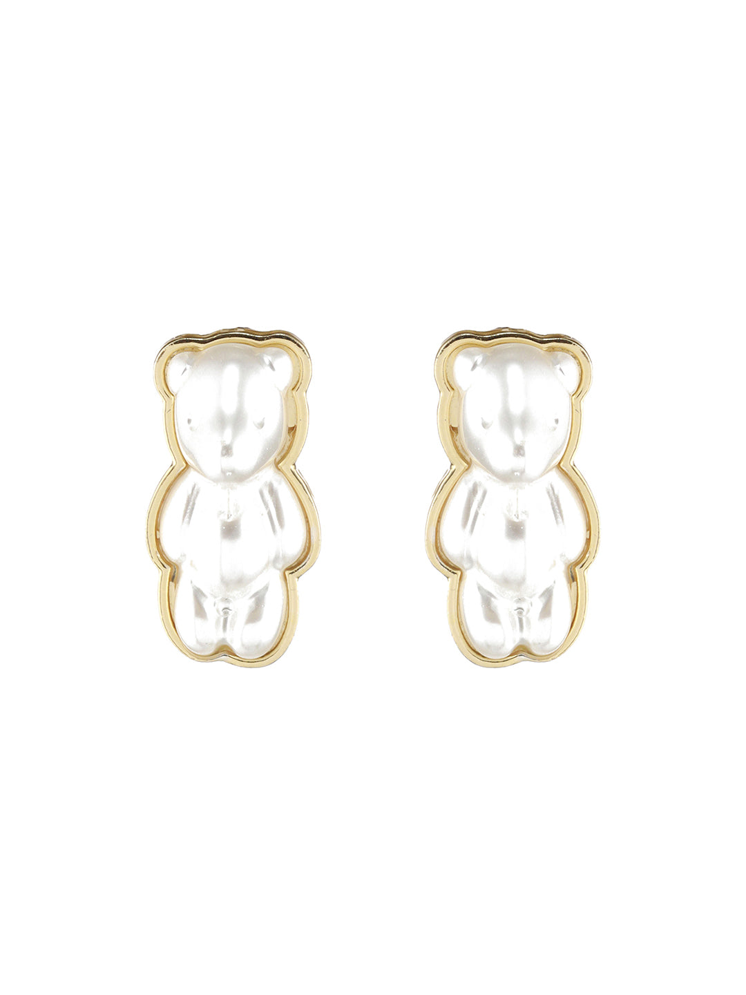 Gold-Plated Quirky Drop Earrings