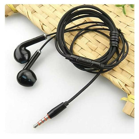 Wired earphone 3.5 mm audio jack | (red- YX-66) | JNUOBI (MULTI COLOUR) - HalfPe