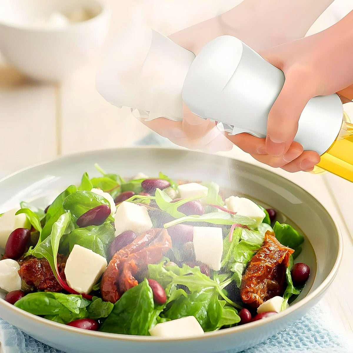 Plastic Oil Spray Bottle Versatile Kitchen Gadgets (250 Ml Approx  With White Box) HP DD