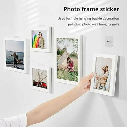 Household Wall Mount Self Adhesive Sticky Steel Dress Hanger For Dress 11mm (5pcs) - HalfPe