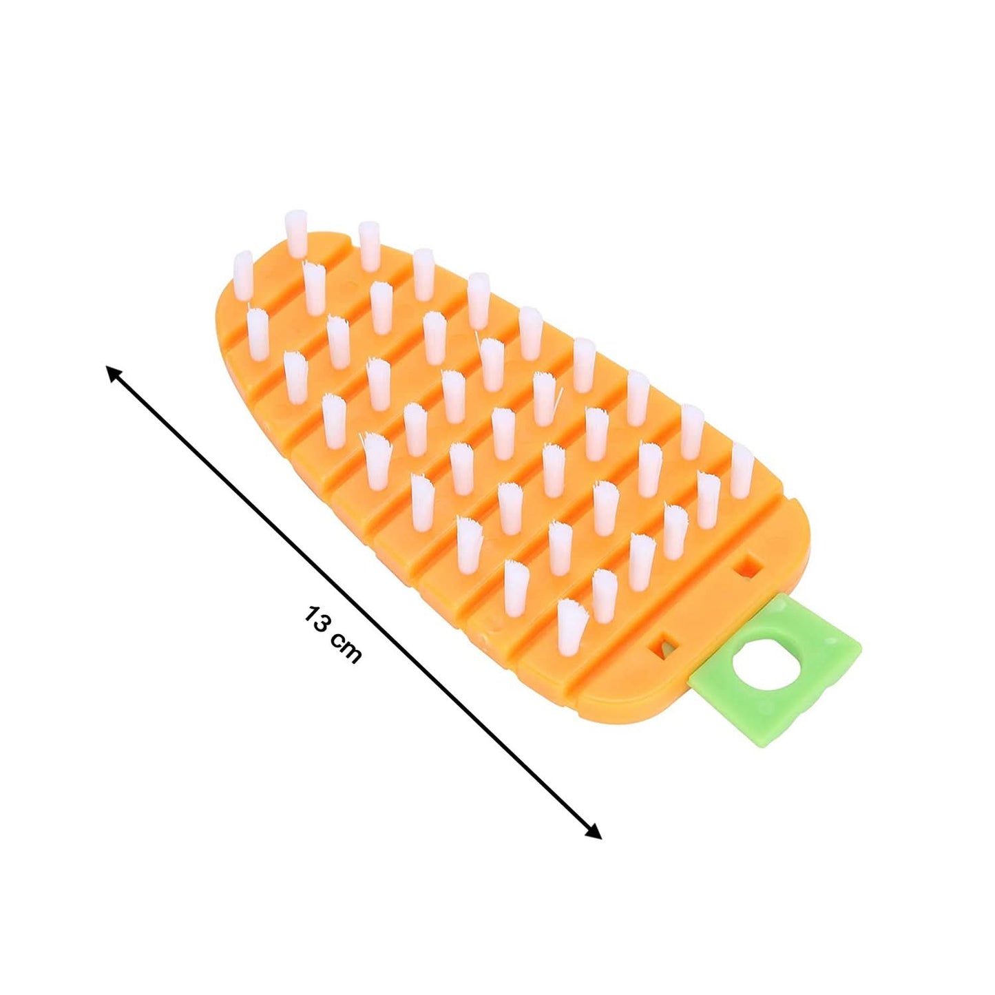 Carrot-Shaped Vegetable Scrubbing Brush – Non-Toxic Fruit & Veggie Cleaner for Potatoes & More