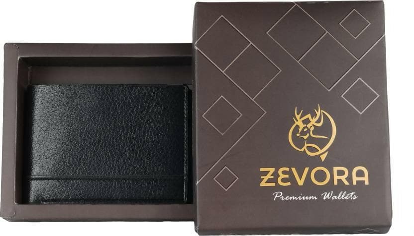 ZEVORA Men Casual, Travel, Trendy Genuine Leather Wallet (3 Card Slots) - HalfPe