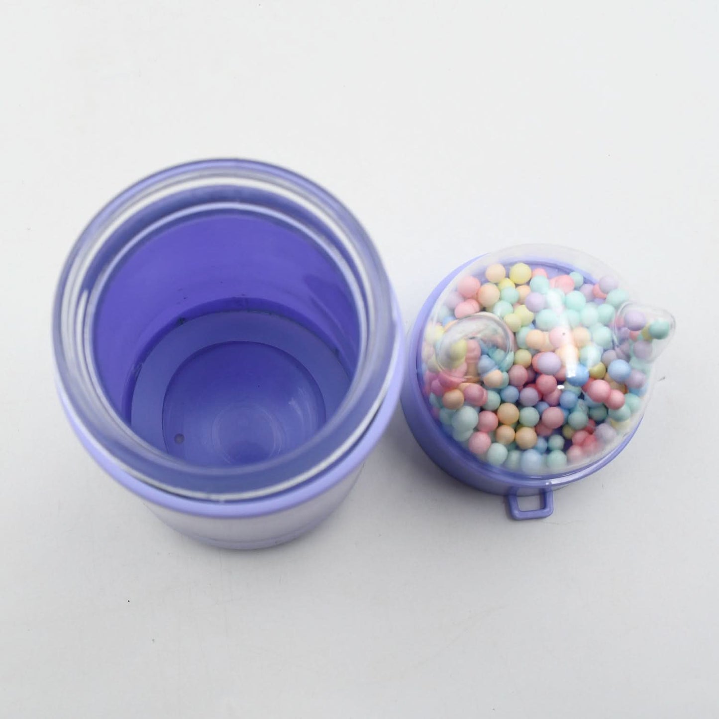 350ml Girls’ Glass Water Bottle Sparkle Strap & Cat Lid