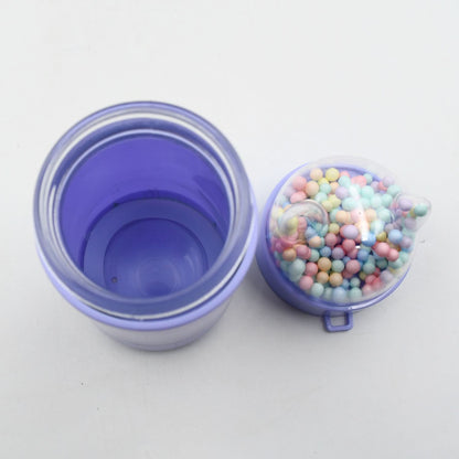 350ml Girls’ Glass Water Bottle Sparkle Strap & Cat Lid