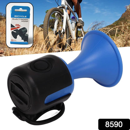 Bicycle Air Horn with Button Control Waterproof & Long Battery Life 120db